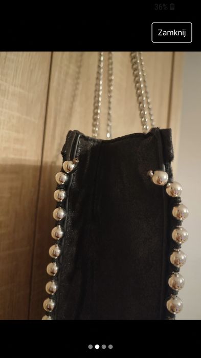 Torebka shopperka czarna