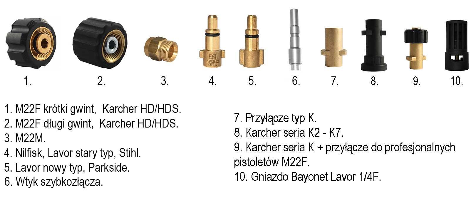 lanca do myjki 120 cm - do Lavor, Dibo, Karcher, Bosch