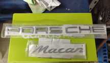Znaczek emblemat Porsche + Macan Oryginalne- NOWE