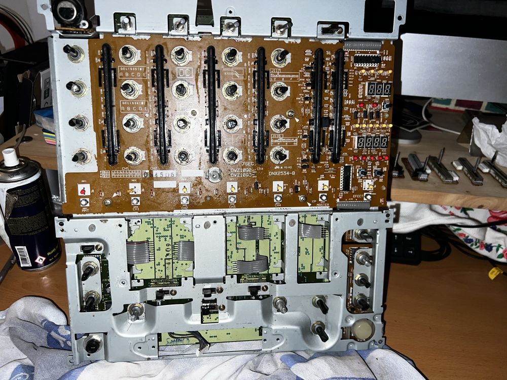 Fader pioneer djm 500/600/700/800 (potenciometro deslizante)