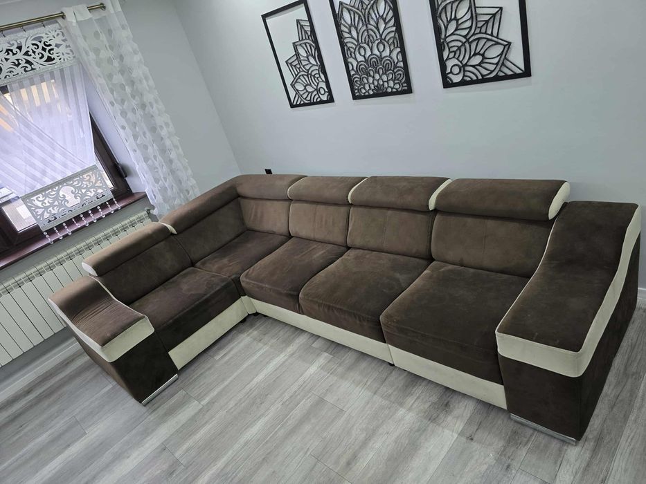 Duży narożnik brąz