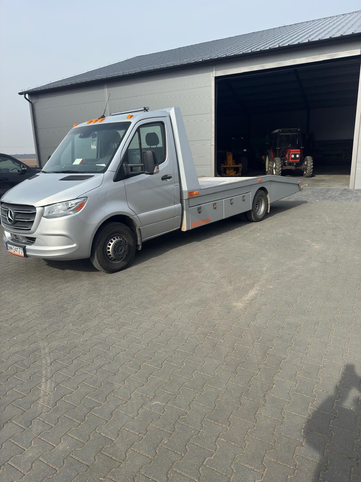 Mercedes sprinter   laweta jak nowy perełka 3.0 automat
