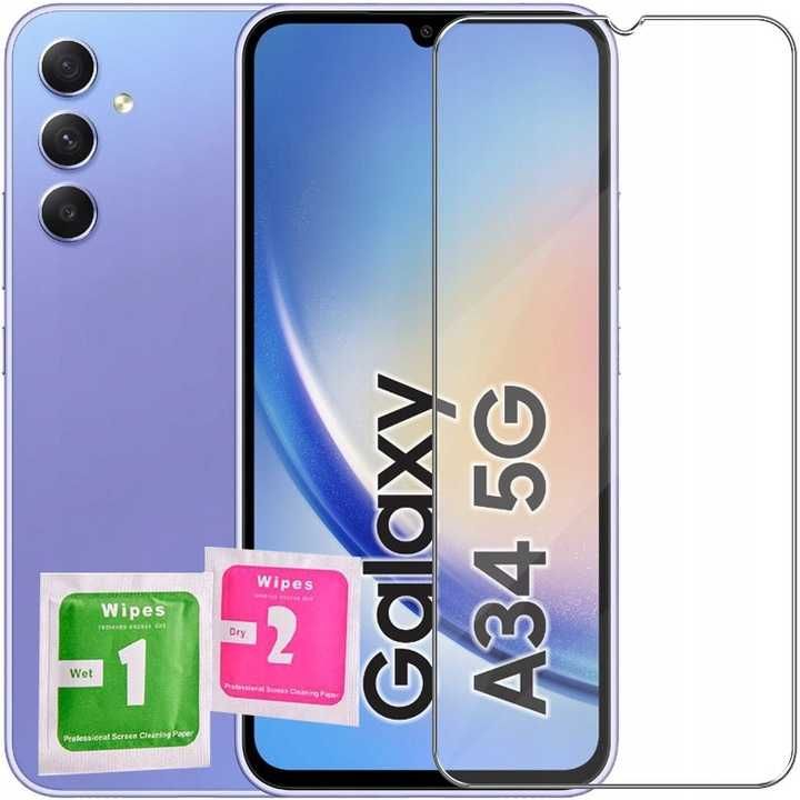 Etui Pancerne SAMSUNG GALAXY A34 5G + Szkło Hartowane