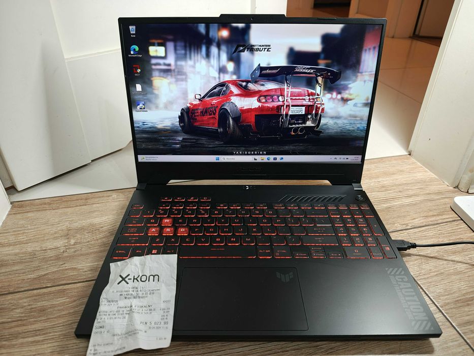 GAMINGOWY Laptop ASUS-R7 16x4.75Ghz,16GB,RTX4050-6GB-140W/GWAR 04.2026