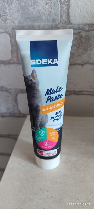 Солодова паста для котів!