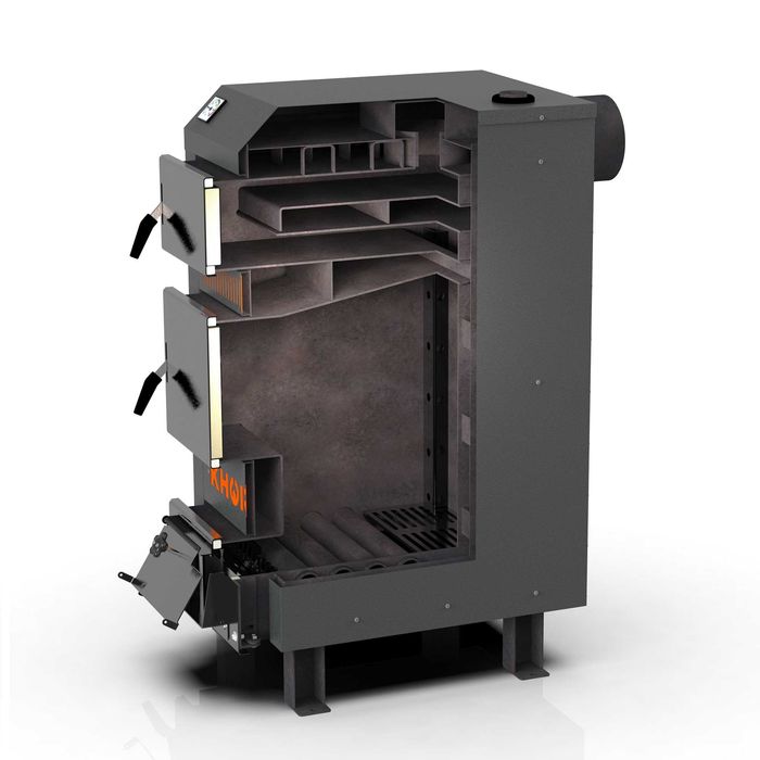 Дров'яний котел KHORS ML 12 кВт, твердопаливний котел
