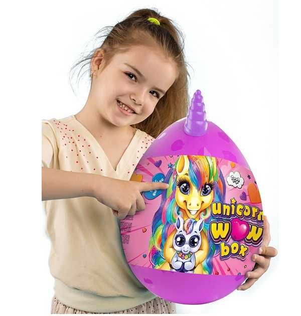 Игровое Яйцо Единорожка Danko Toys пони Unicorn WOW Box розовый UWB 01