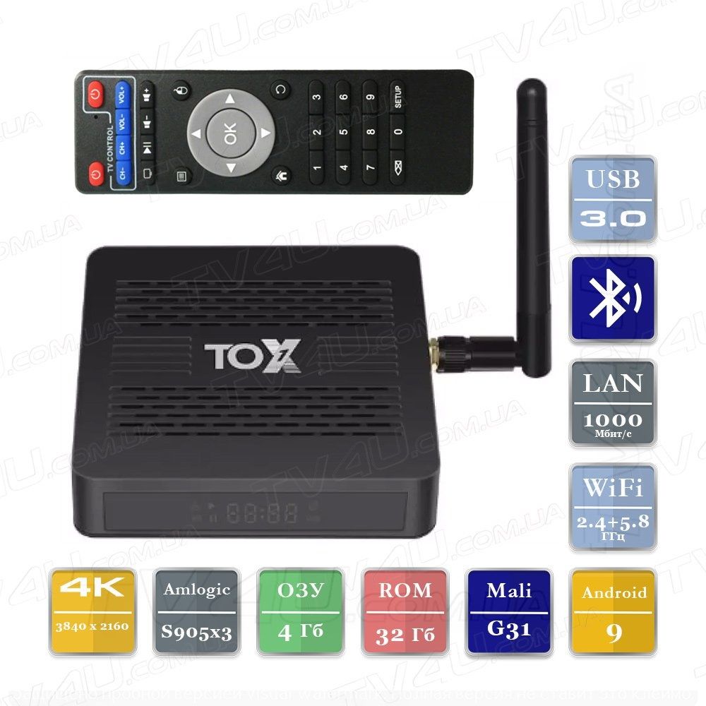 TOX1 Android tv box