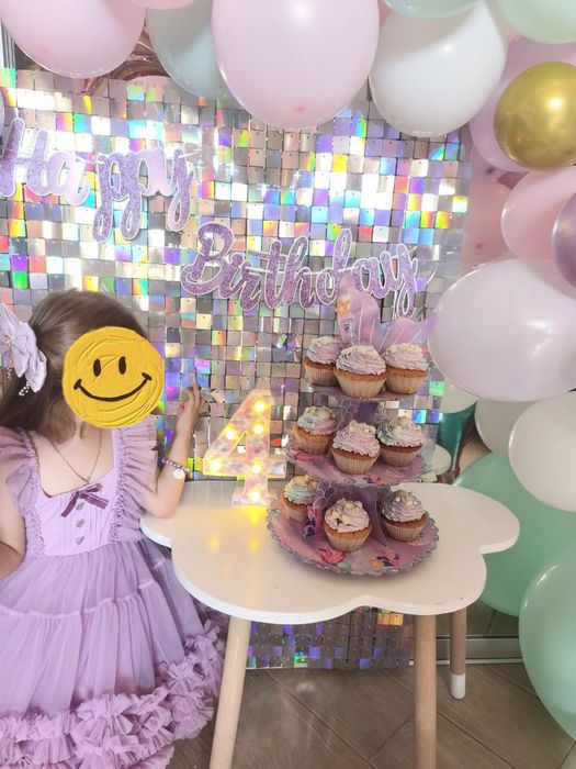 Оренда сукні на дівчинку/ прокат / сукня святкова пишна фіолетова