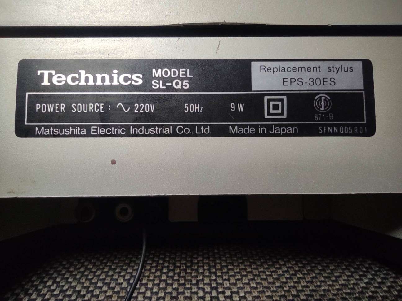 Gramofon Technics SL-Q5