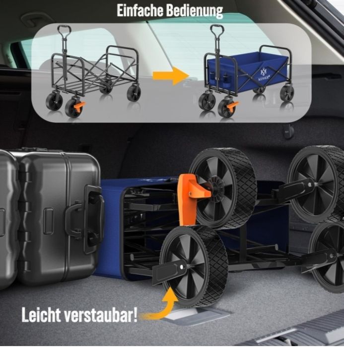 Wózek transportowy składany