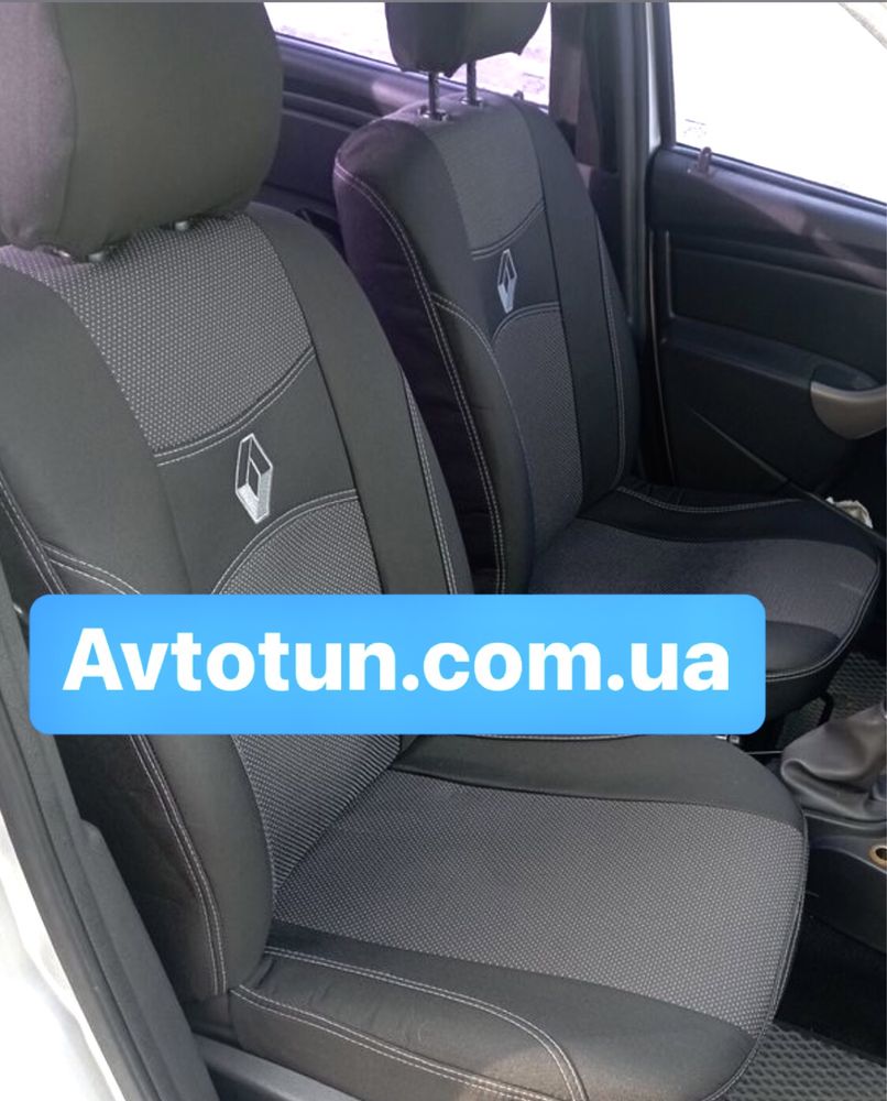 Чохли авточохли чехлы Renault Scenic Megane Duster Logan Clio Sandero