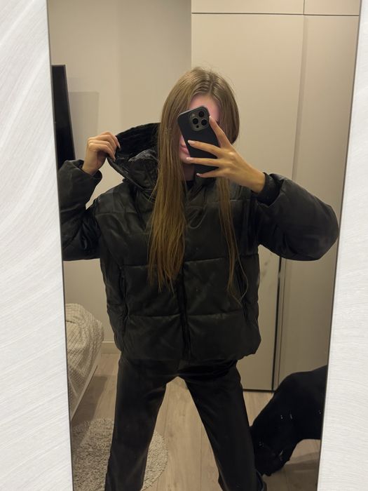 Куртка zara шкіряна, вдягалася пару раз, стан новий
