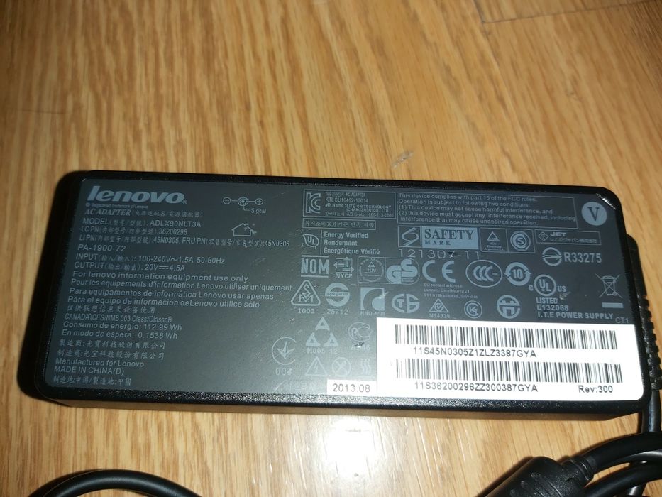 Zasilacz Lenovo  20V 4.5A 90W 7.9mm oryginalny