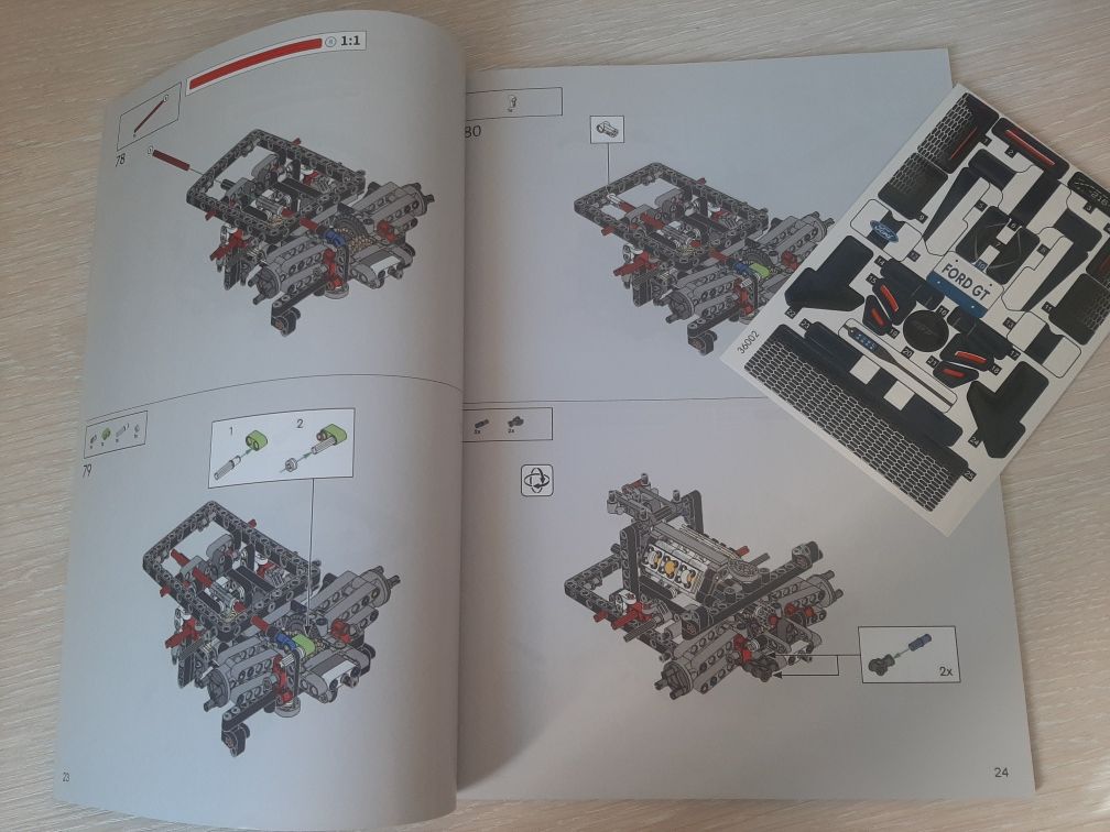Technic Ford GT (аналог Lego) 42154