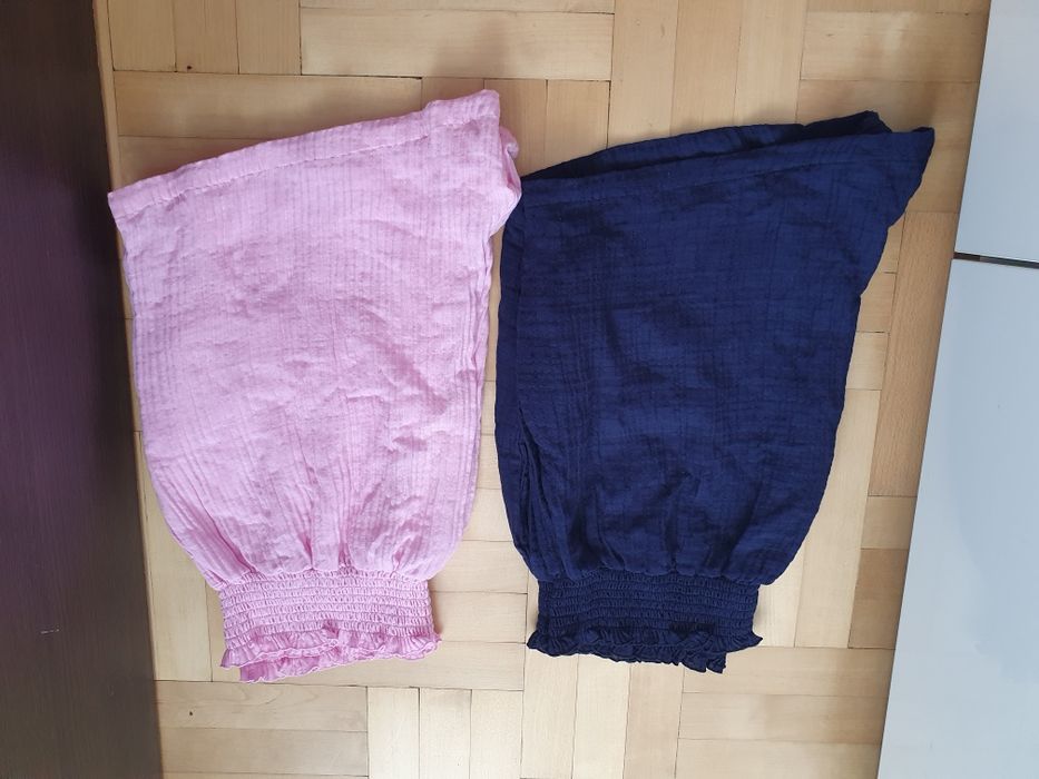 Spodenki szorty muślin L 40  NOWE granatowe Reserved