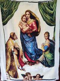 Obraz haft krzyżykowy "Madonna Sykstyńska.Rafael Santi"