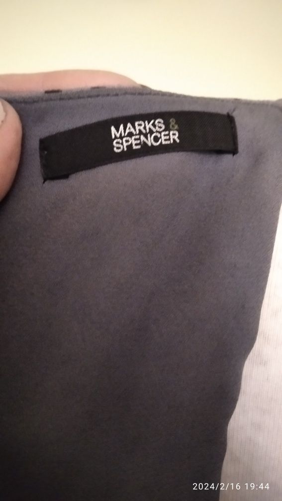 Olowkowa sukienka biurowa na co dzień M&S 42 roz