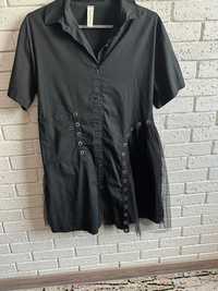 Продам сукню чорного кольору матеріал котон , знизу прикрашена фатином
