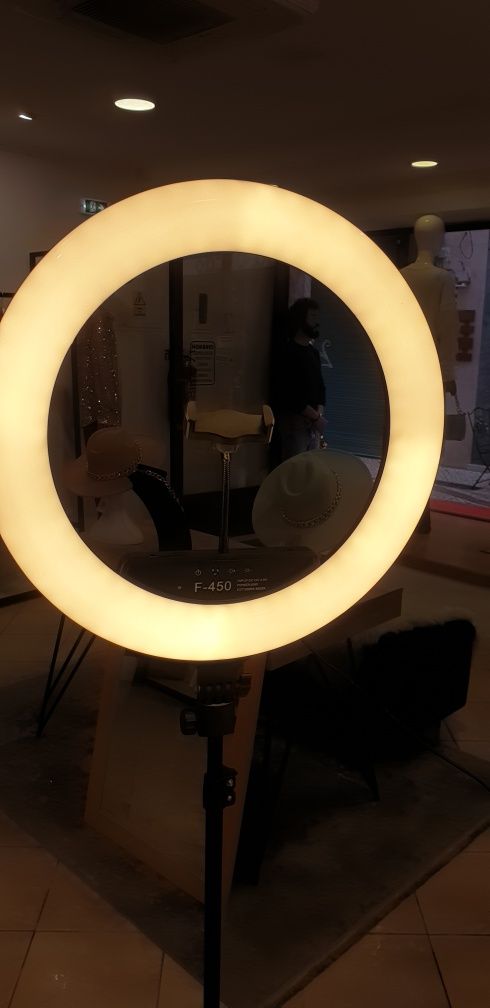 Ring light | anelar de luz com suporte