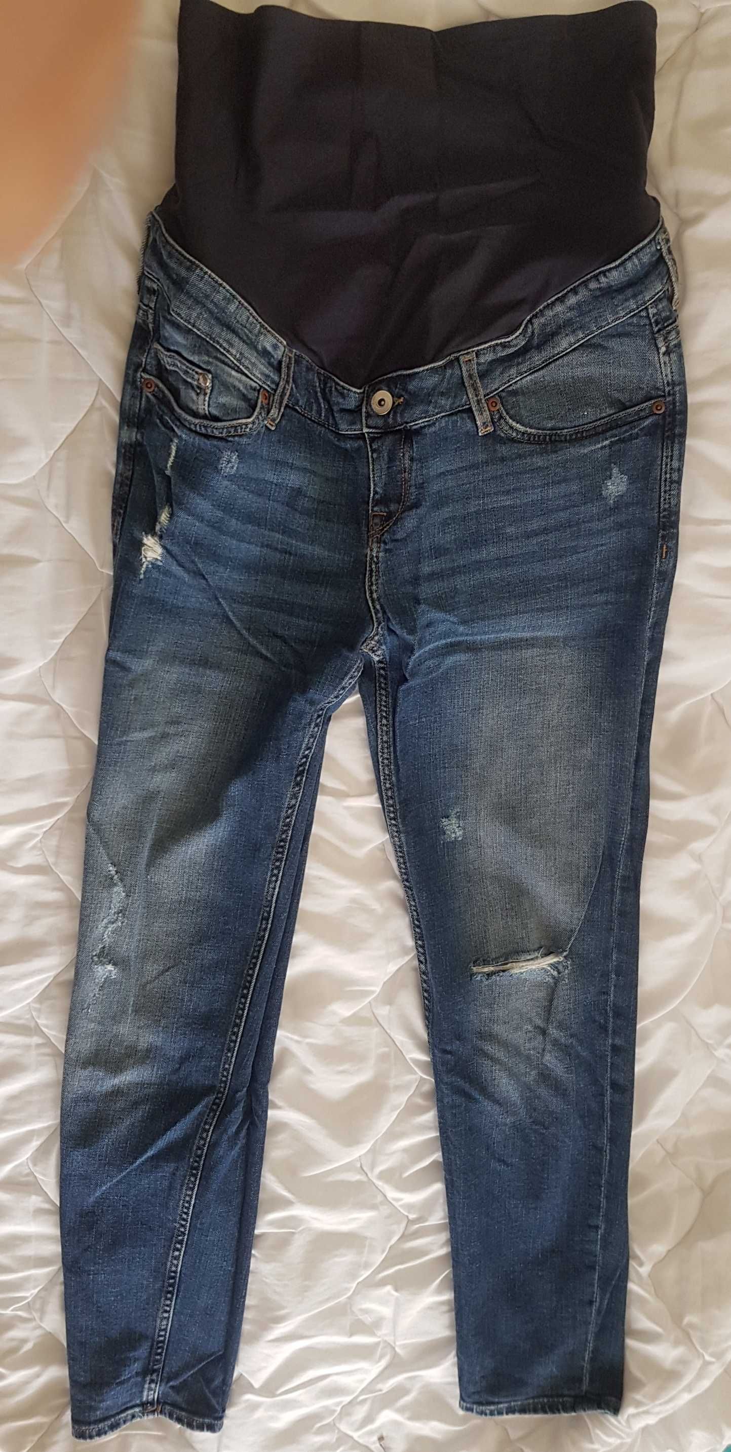 Spodnie jeans ciążowe h&m r. 38