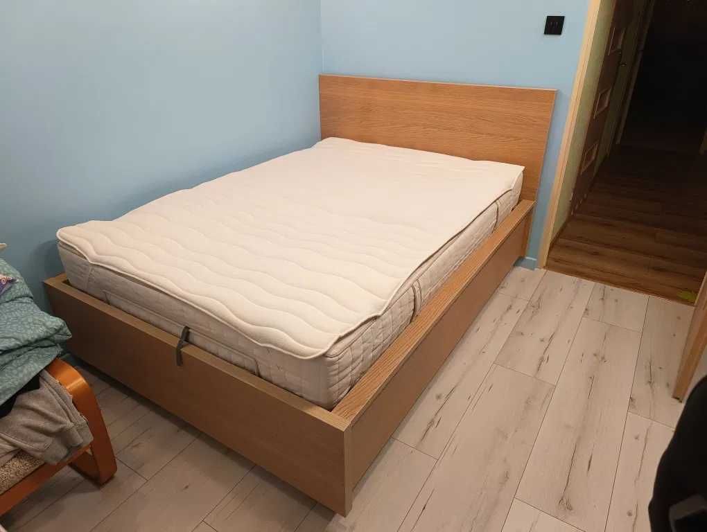 Łóżko IKEA MALM 140x200 cm podnoszone z pojemnikiem -dostawa gratis