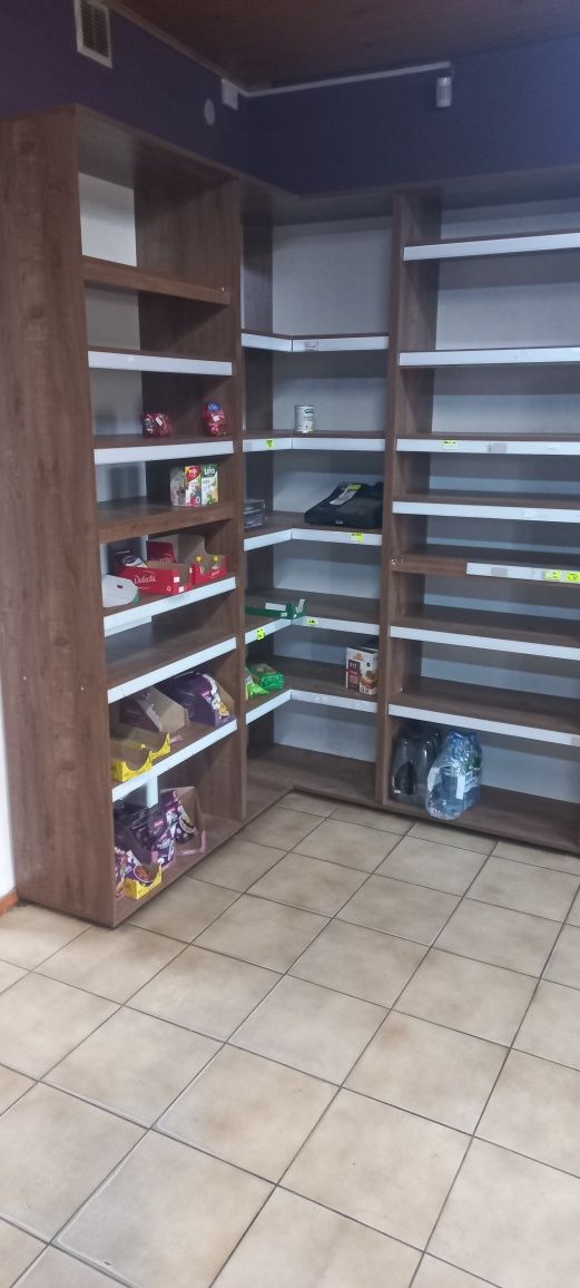 Regały sklepowe z ledem 3x80/230/40
