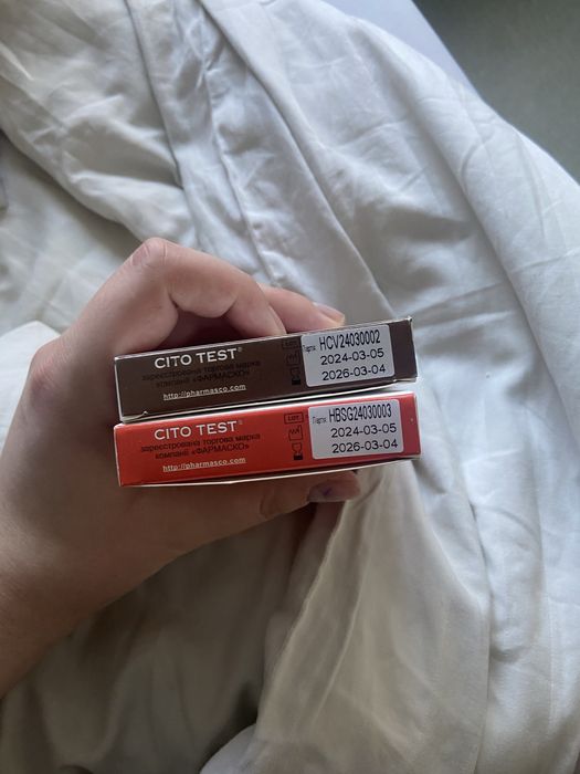 Швидкий тест на гепатит В та С