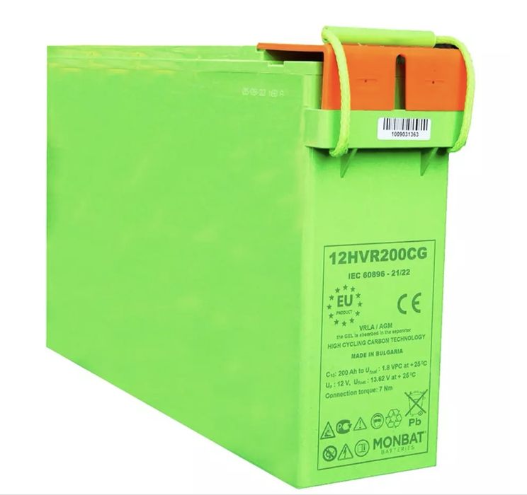 Акумулятор Monbat 200Ah Carbon AGM/Gel/LiFe ДБЖ інвертор