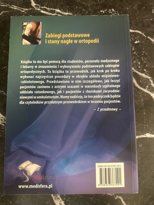 Zabiegi podstawowe i stany nagłe w ortopedii