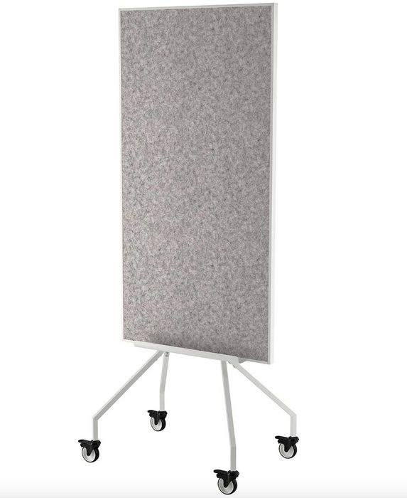 Quadro branco duplo IKEA com rodas – 70x180 cm