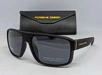 Porsche Design стильные мужские очки от солнца черный мат поляризирова