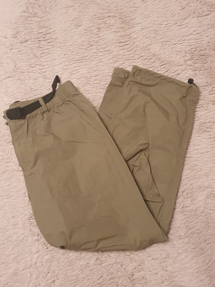 Zielone/Khaki Spodnie Cargo H&M (M)