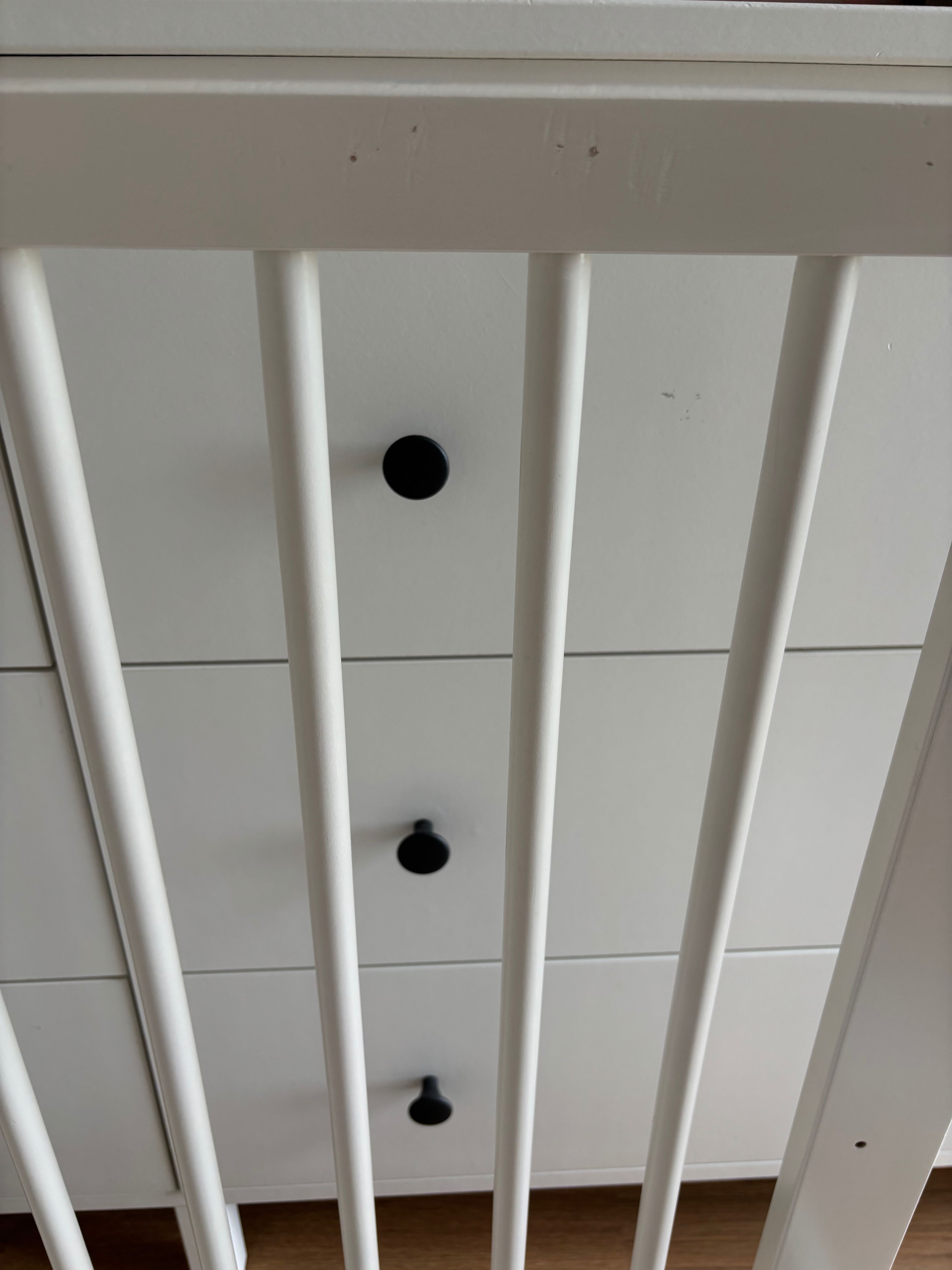 Łóżeczko dziecięce Ikea z materacem