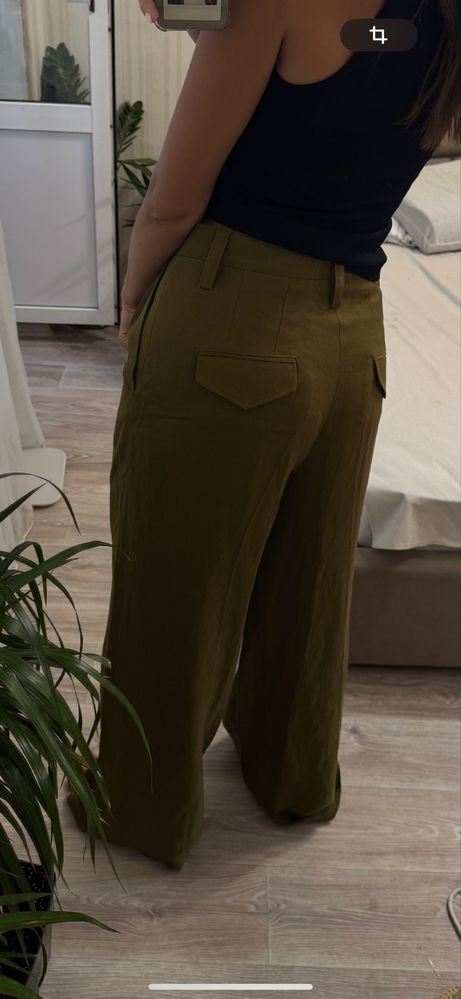 Лляні брюки zara