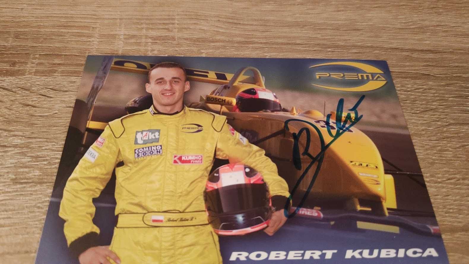 Karta Robert Kubica Autograf Podpis Prema Powerteam F3 Oryginalna 2003