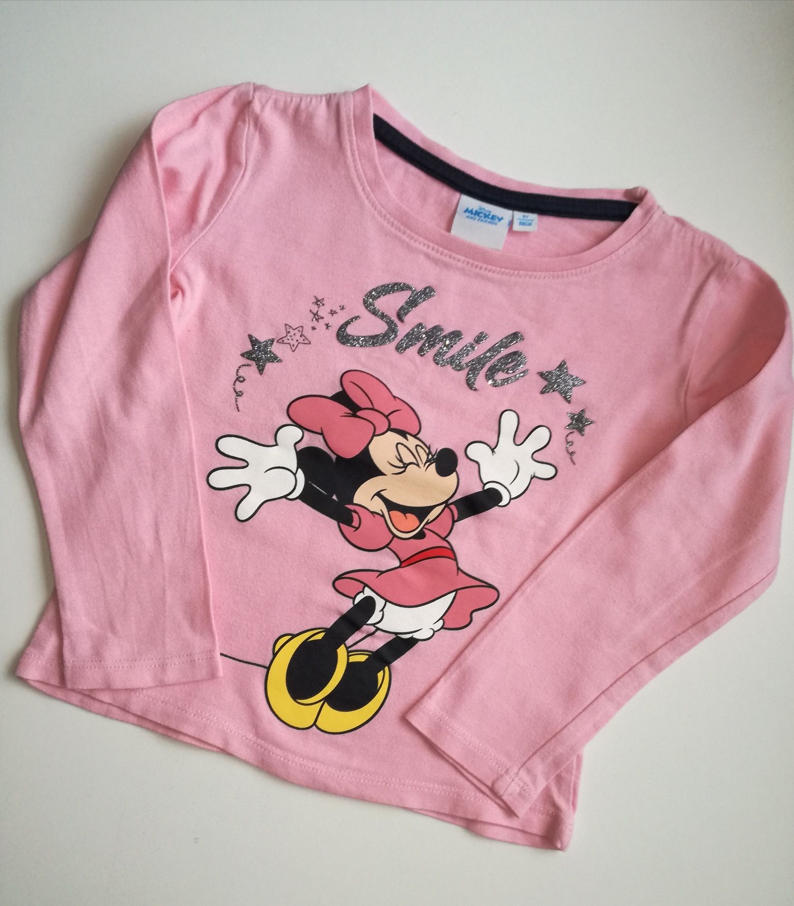 Komplet dziewczęcy Disney zestaw bluzka i legginsy Minnie Mouse 98-104