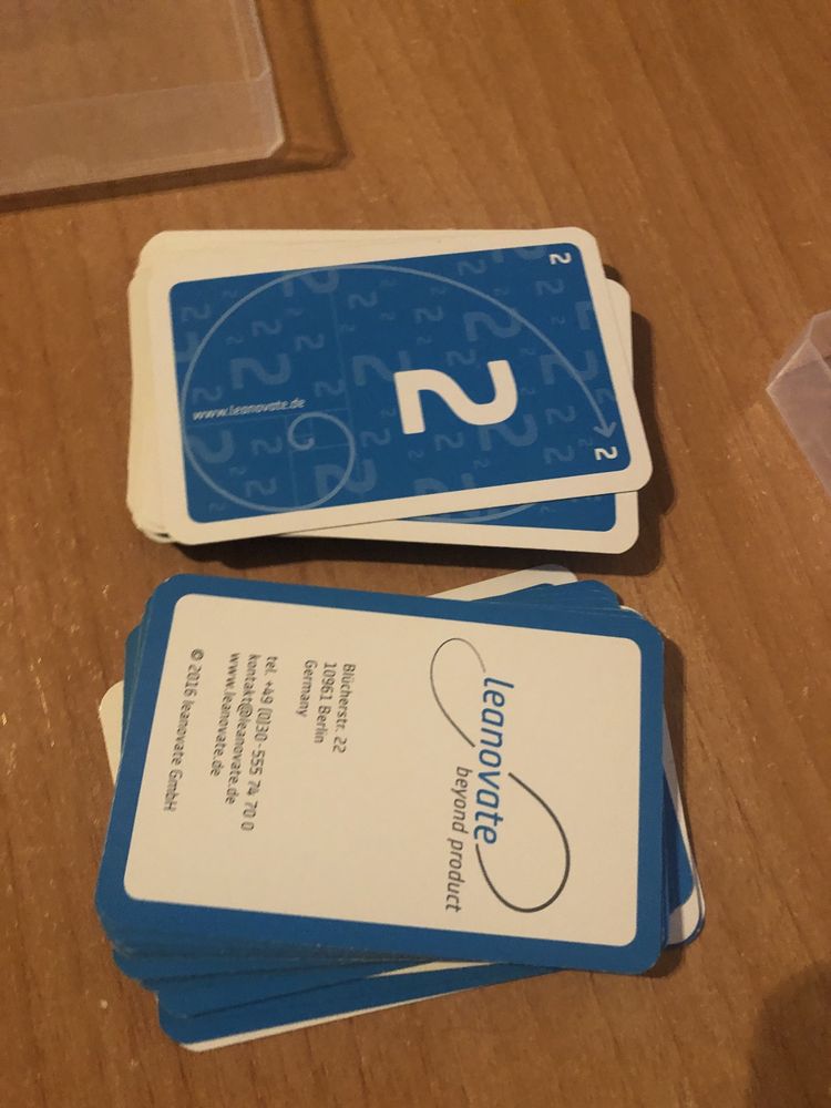 Cartas Agile Poker Leanovate