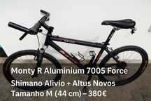 Bicicleta Monty R 7005 – Shimano Alivio/Altus Novos + Extras