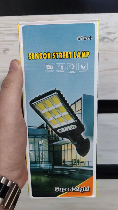 Сонячный сенсорный лед ліхтарик