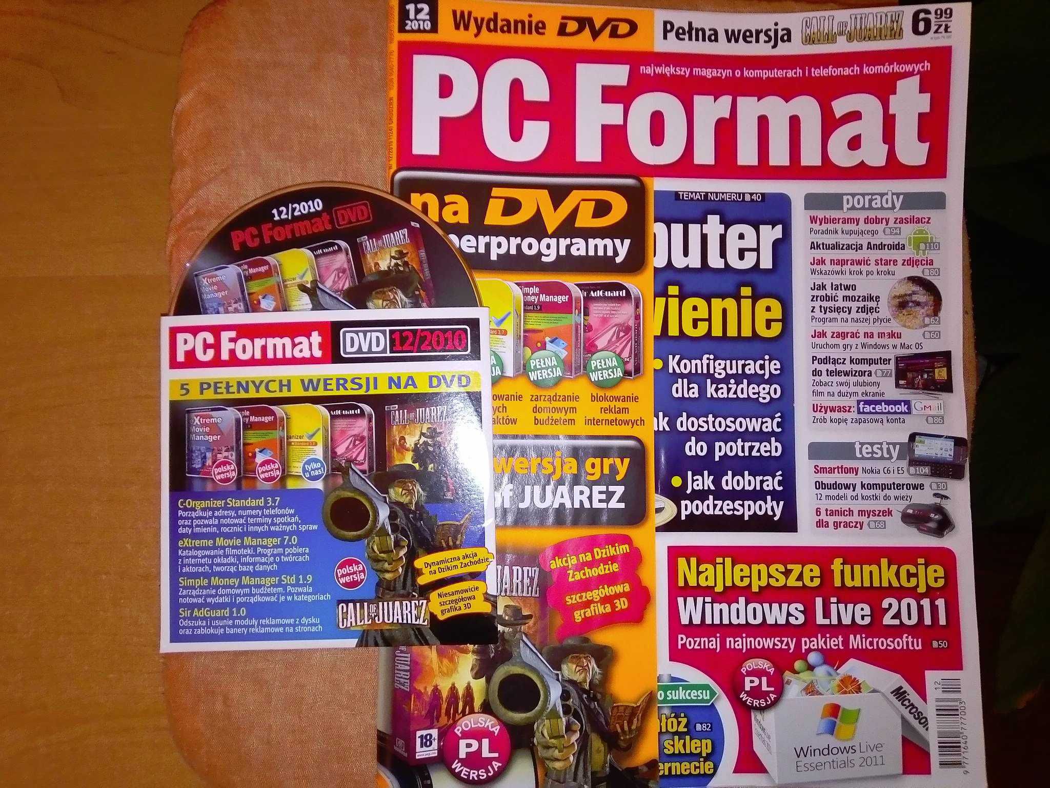 PC Format 12 2010 grudzień (124) Gazeta + płyta CD Czasopismo