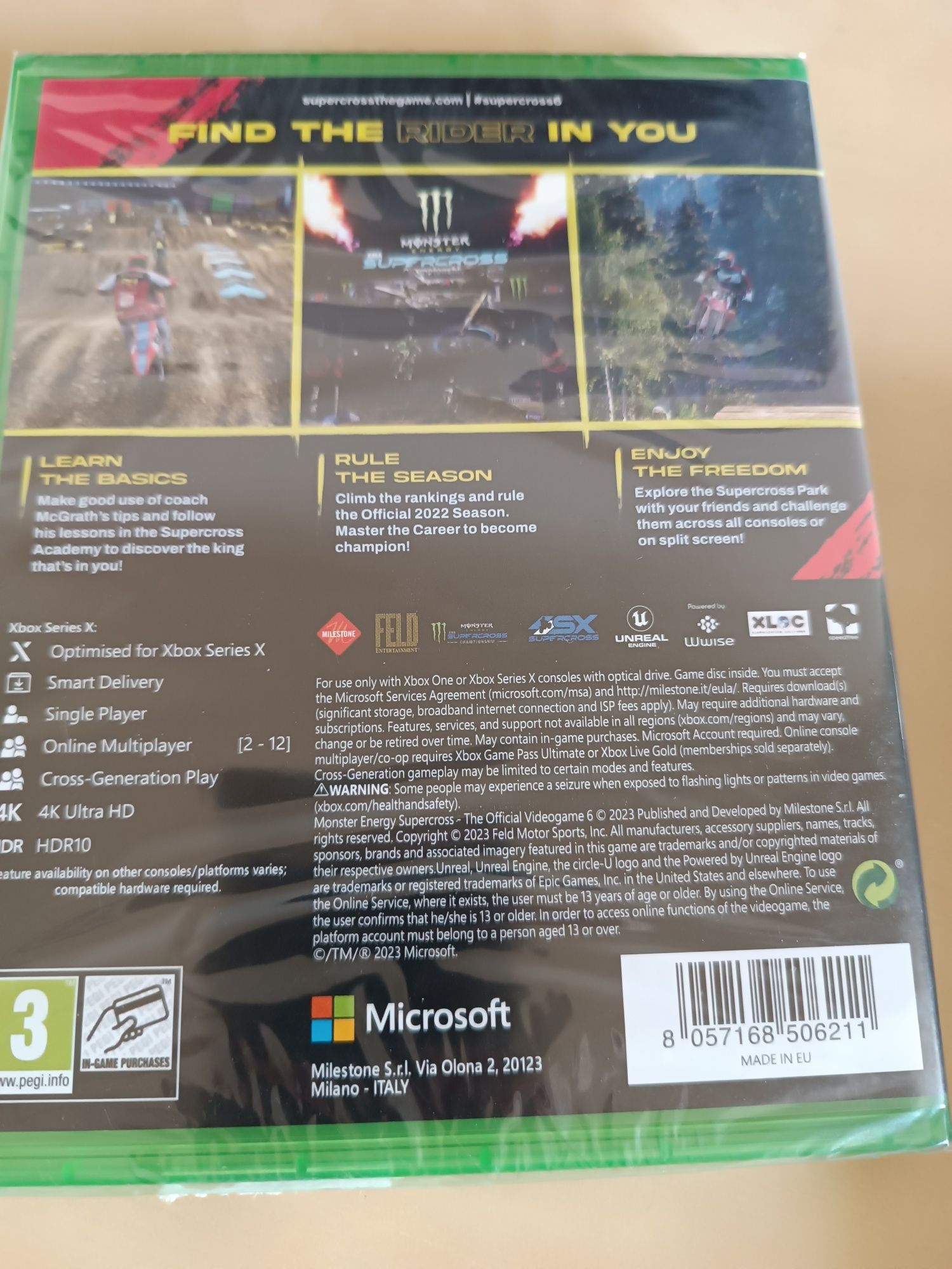 Nowa gra monster energy supercross 6 Xbox one i Xbox series x