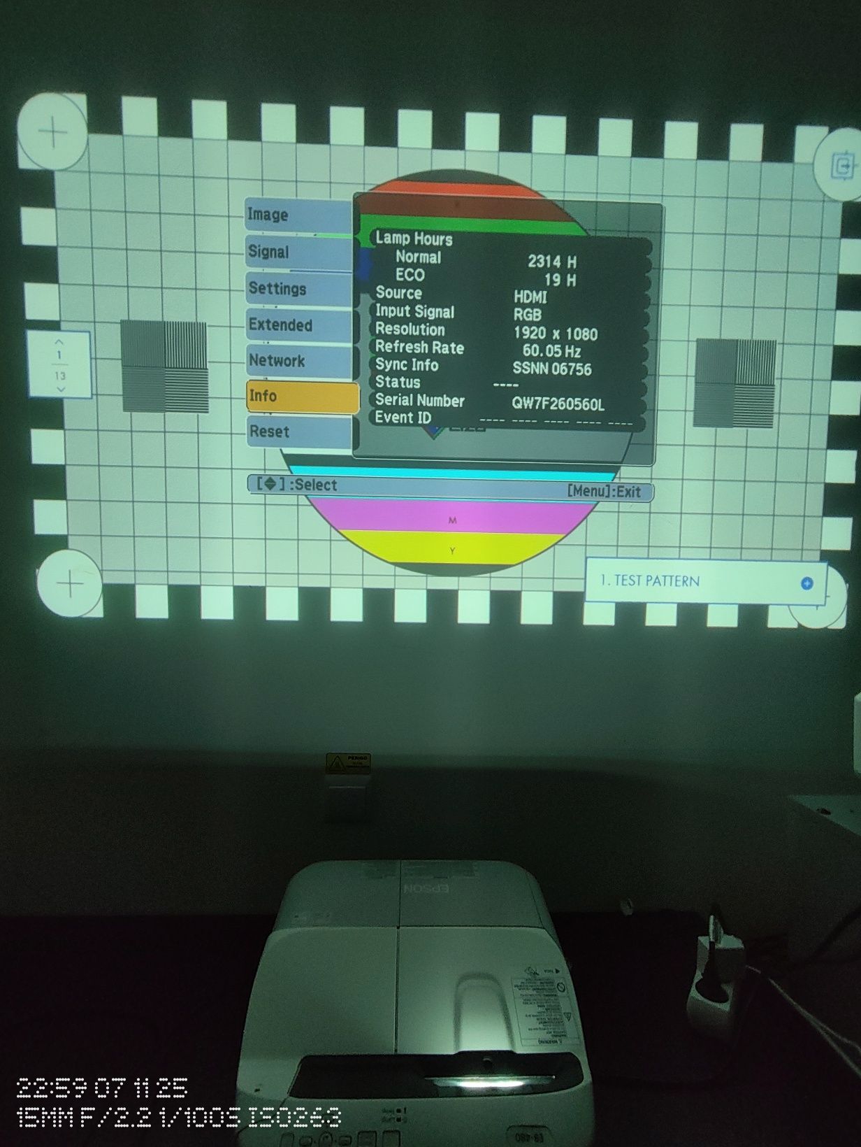 Projetor Profissional EPSON EB-480I
