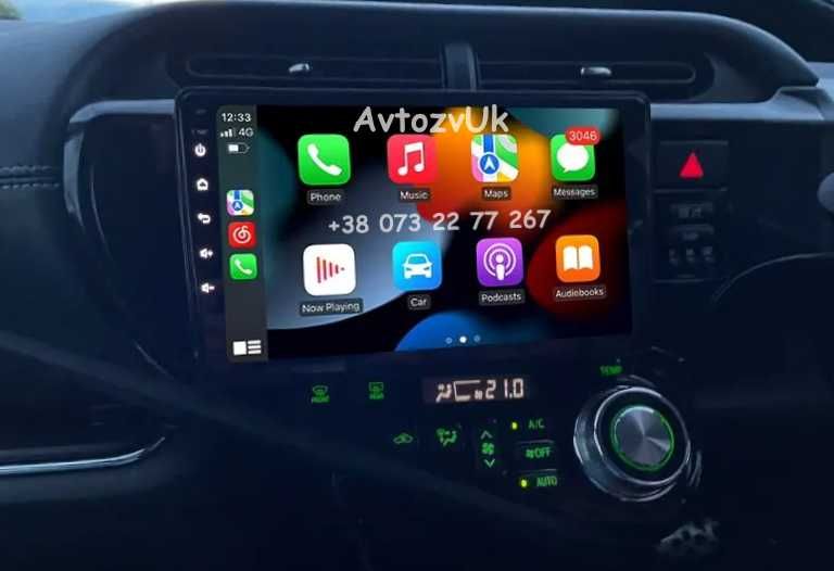Магнитола AQUA PRIUS C Toyota GT86 C-HR CHR Subaru BRZ CarPlay Android