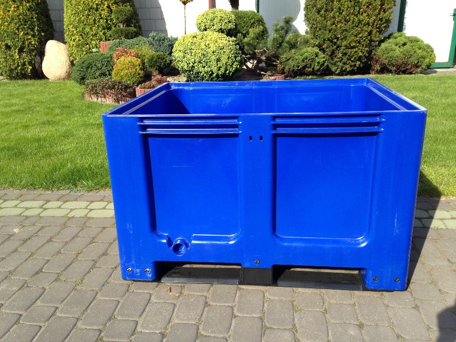 NOWE Skrzyniopalety Plastikowe KISTEN Basen EUROPLAST NIEBIESKA
