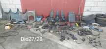 Запчасти пластик honda dio 27/28 tact 24/30/31