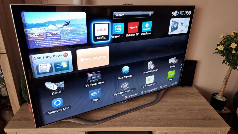 SAMSUNG LED Smart TV 3D okulary ue55es8000s najwysza klasa!