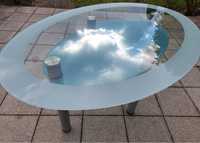Stół szklany owalny