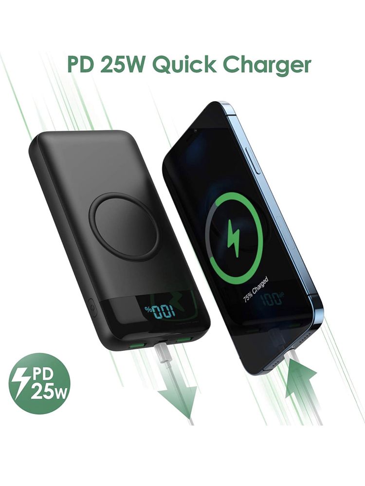 Павер банк Portable Charger 30,800mAh 15W Wireless Charging