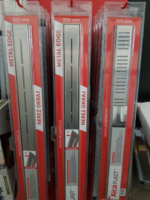 Трап душевой alcaplast kollerpool (Чехия) 55,65,75,85,95 см для душа